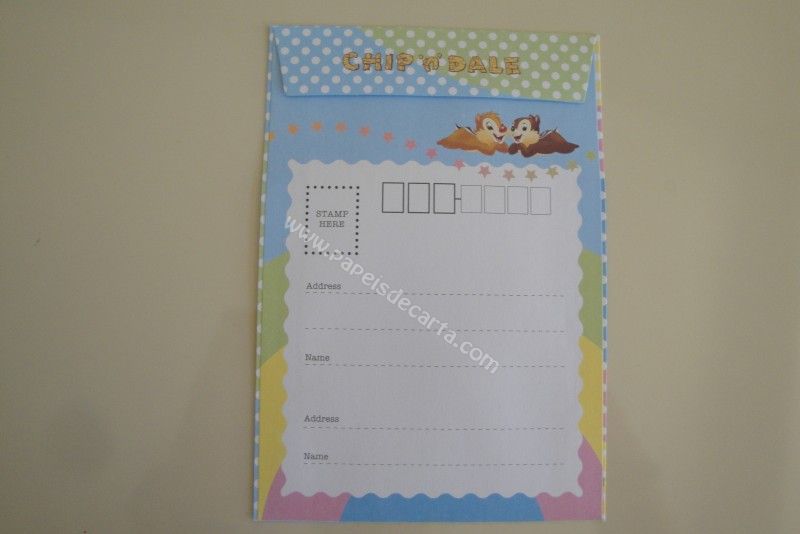 Frente do envelope