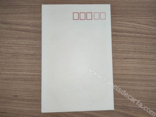 Verso do envelope