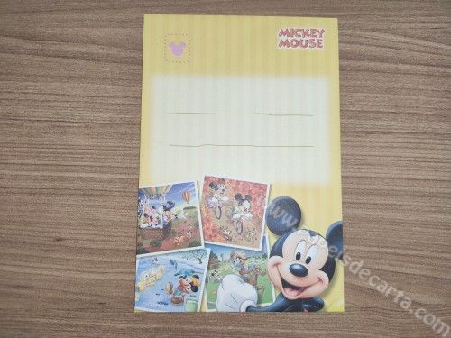 Verso do envelope