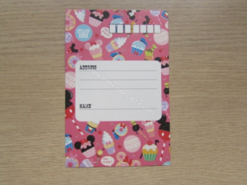 Verso do envelope