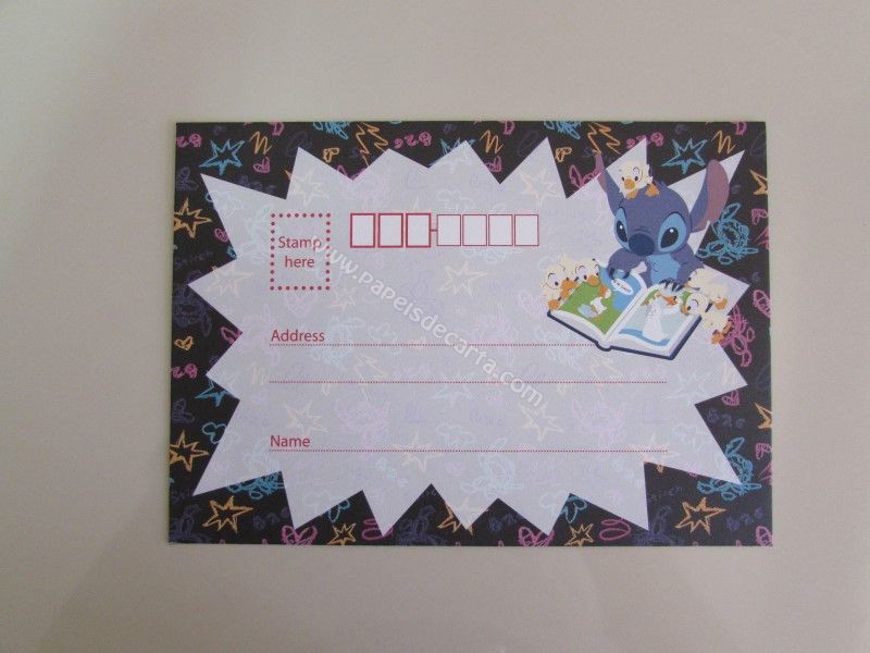 Verso do envelope