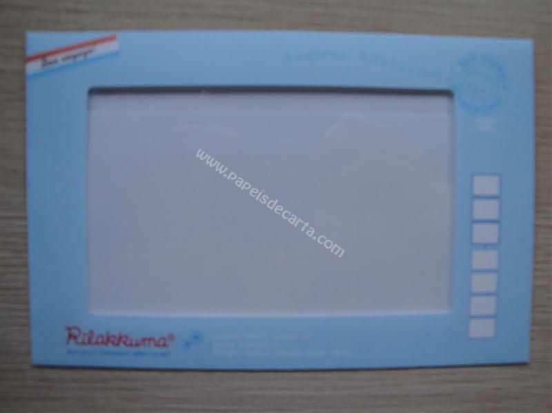 Verso do envelope