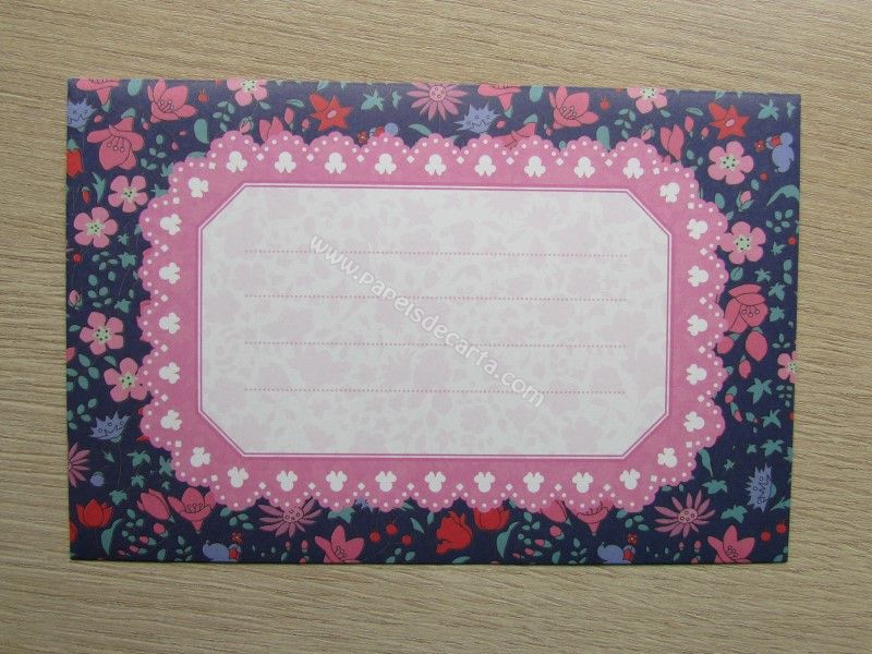 Verso do envelope