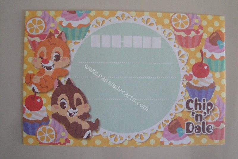 Verso do envelope
