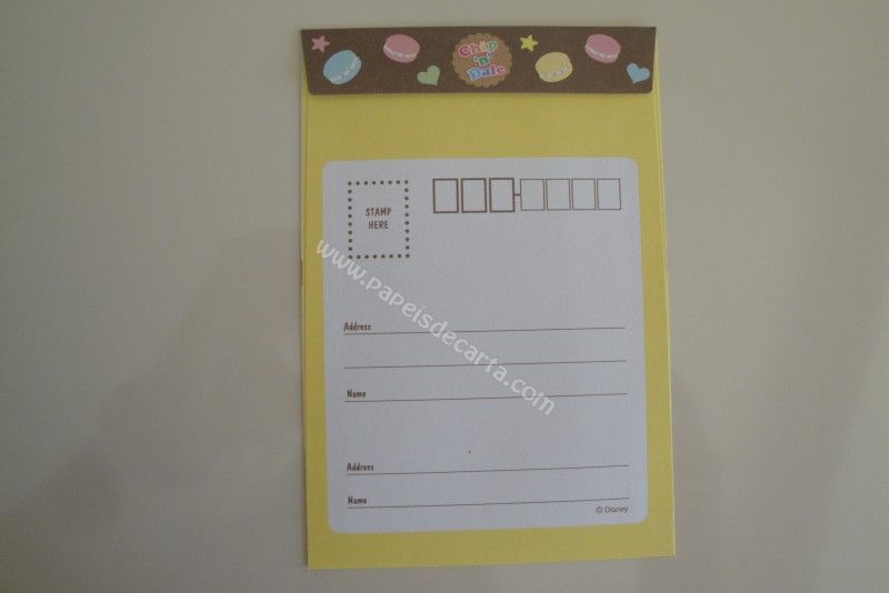 Frente do envelope