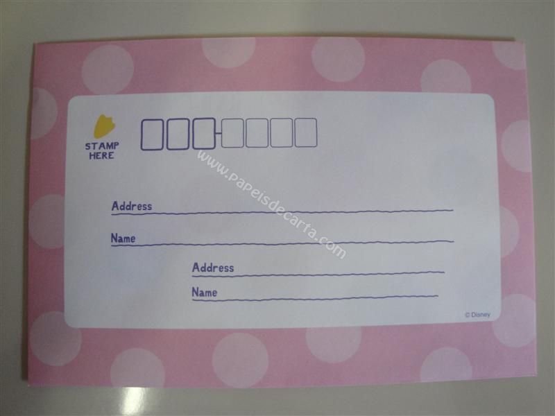 Verso do envelope