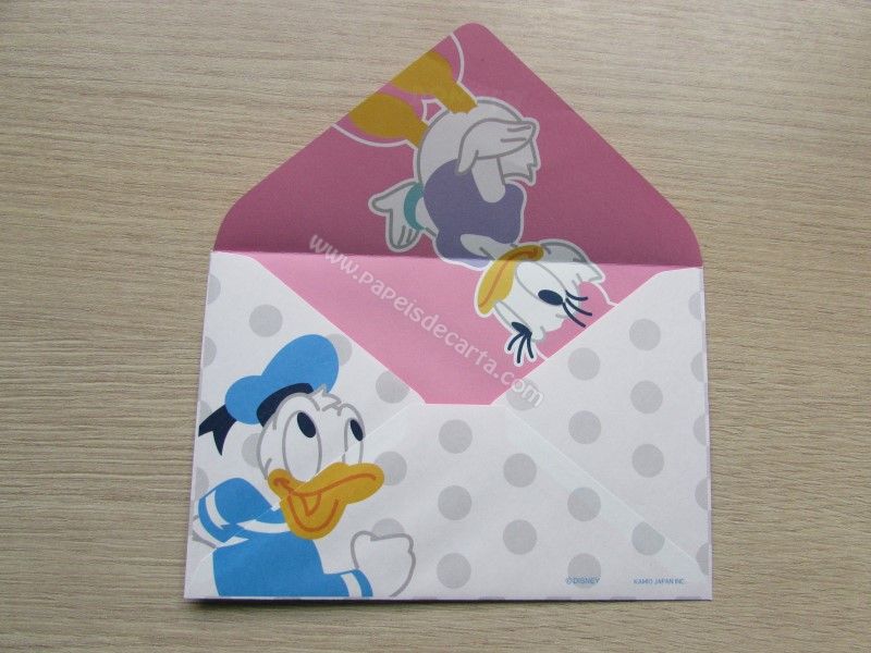 Frente do envelope - Aberto