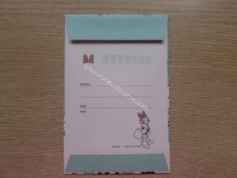 Verso do envelope