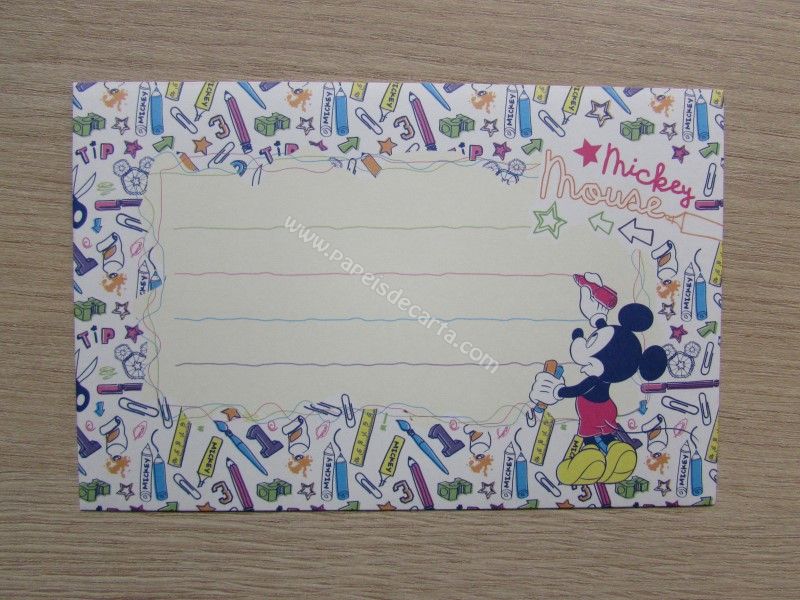 Verso do envelope