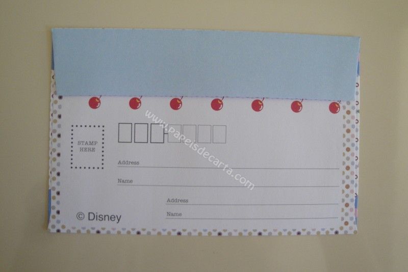 Frente do envelope