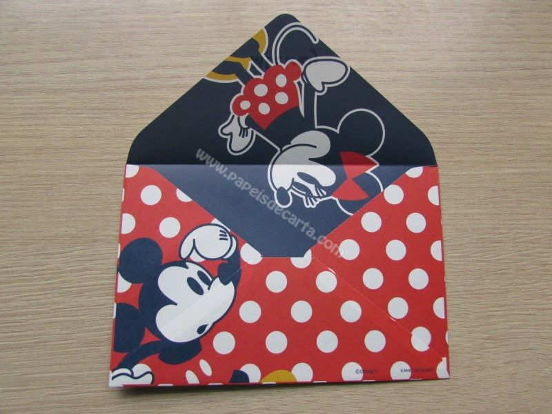 Frente do envelope - Aberto