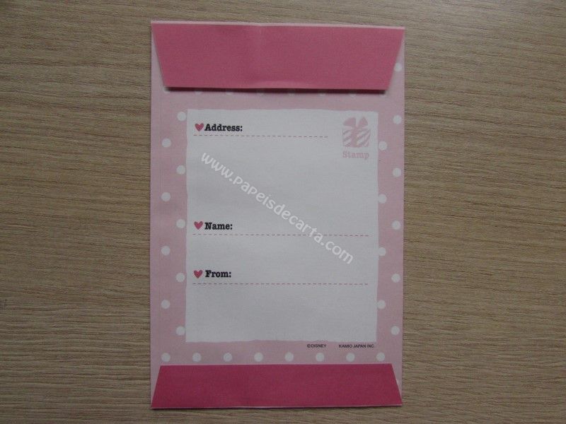 Frente do envelope