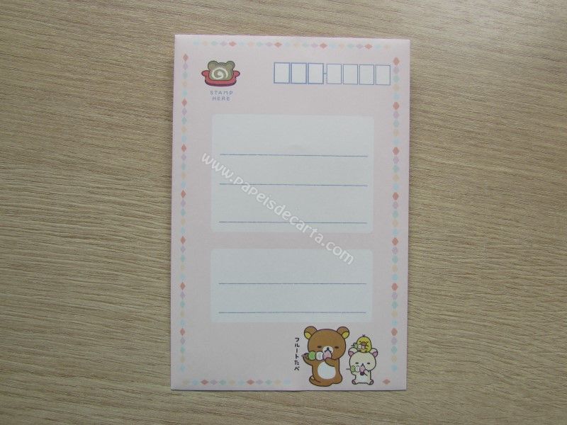 Verso do envelope