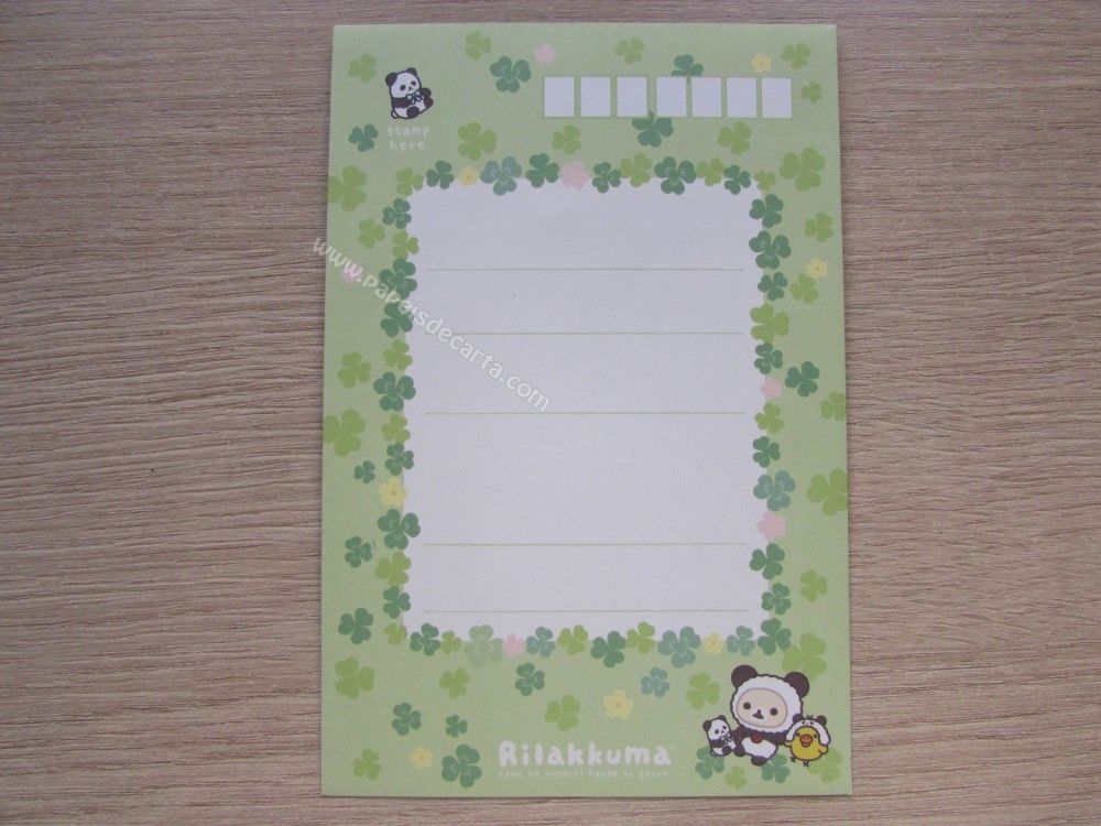 Verso do envelope
