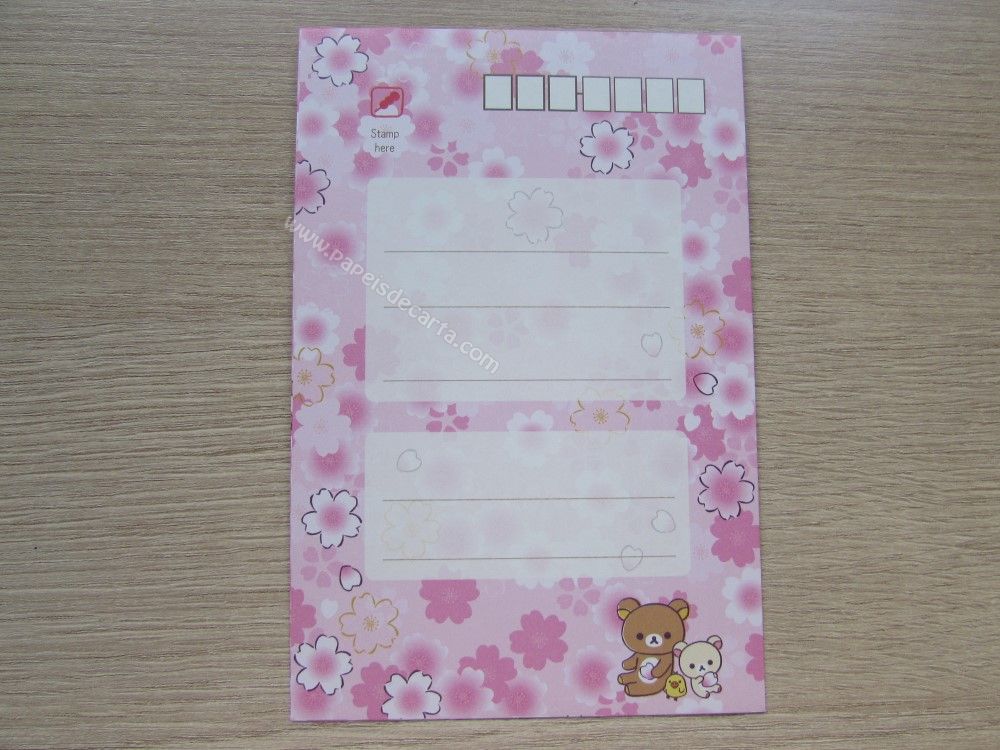 Verso do envelope