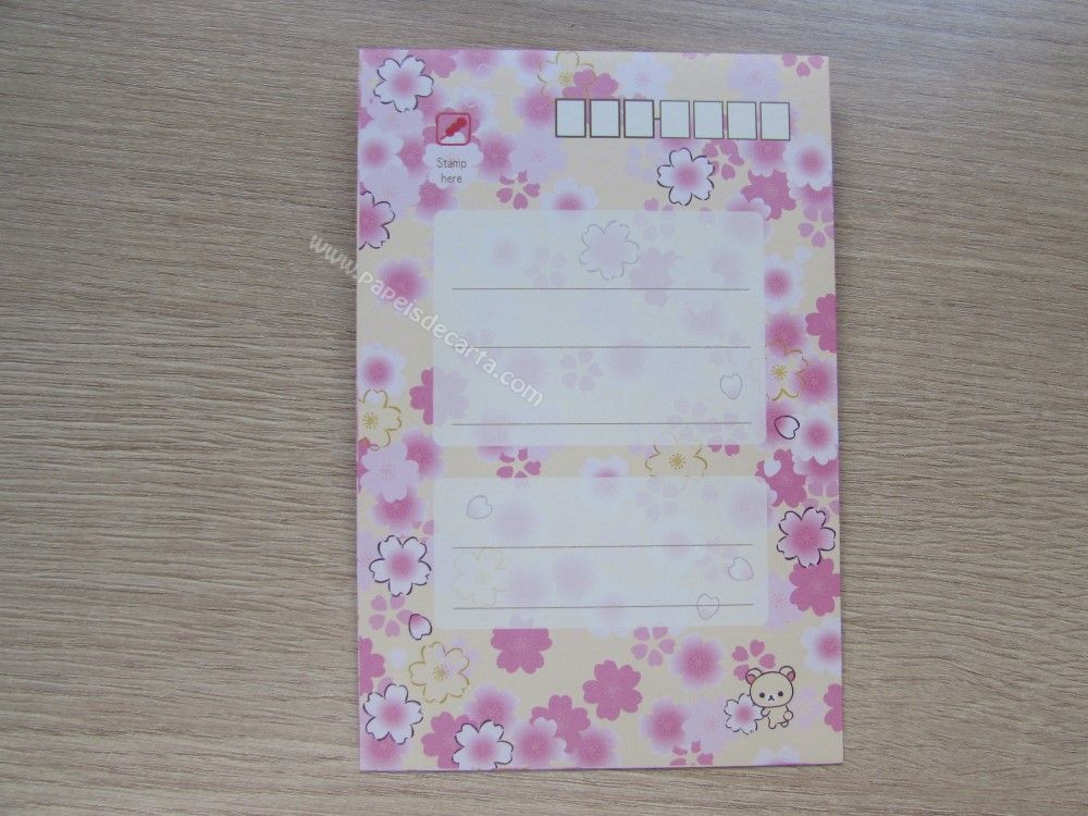 Verso do envelope