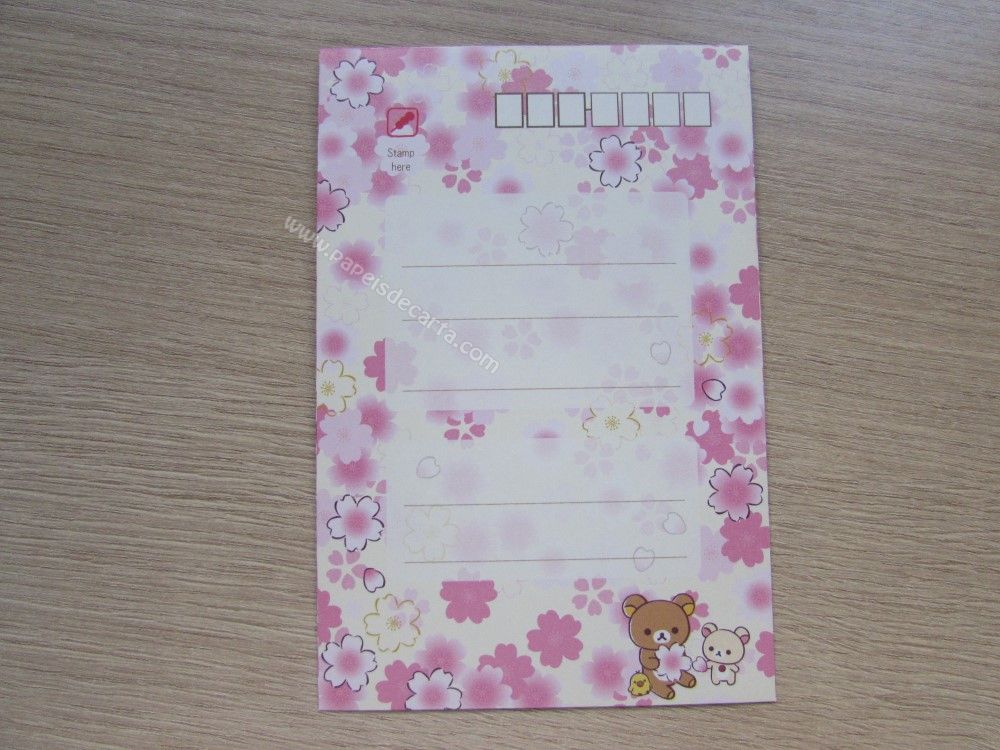 Verso do envelope