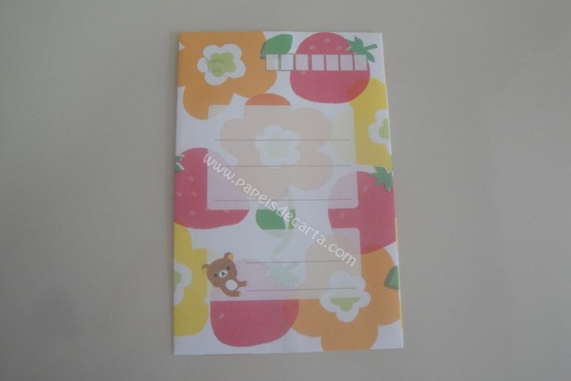 Verso do envelope