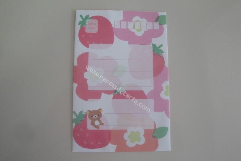 Verso do envelope