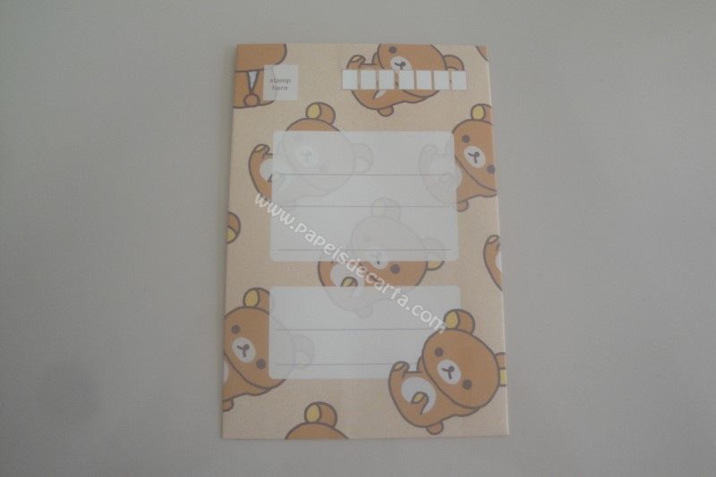 Verso do envelope