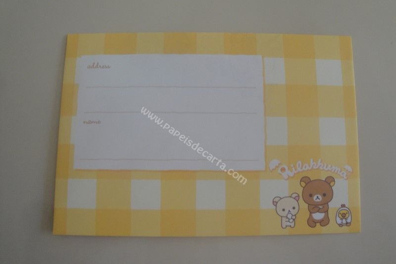 Verso do envelope