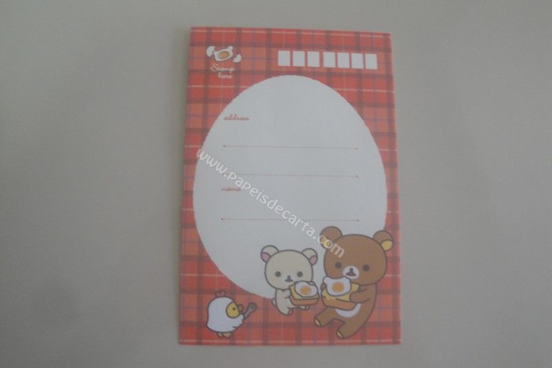 Verso do envelope