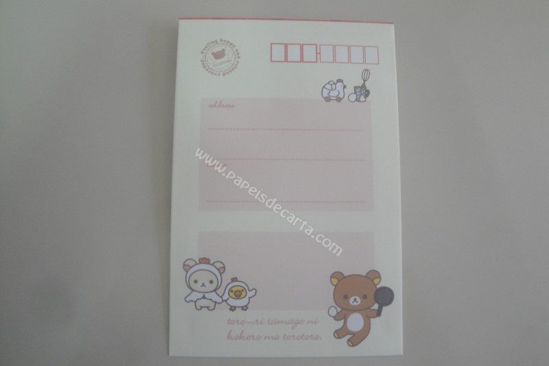 Verso do envelope