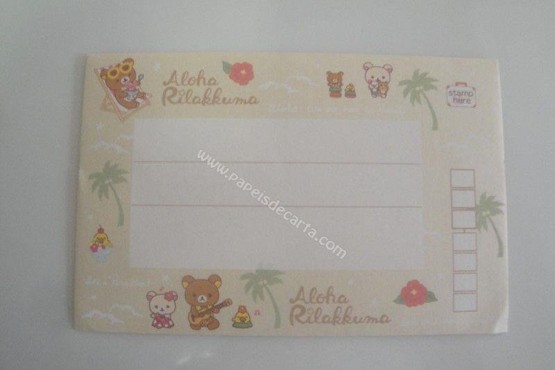 Verso do envelope