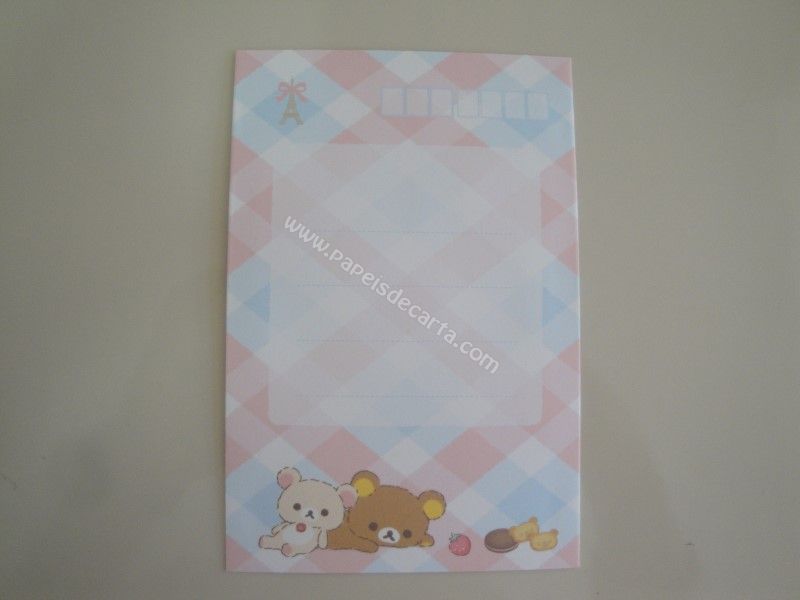 Verso do envelope