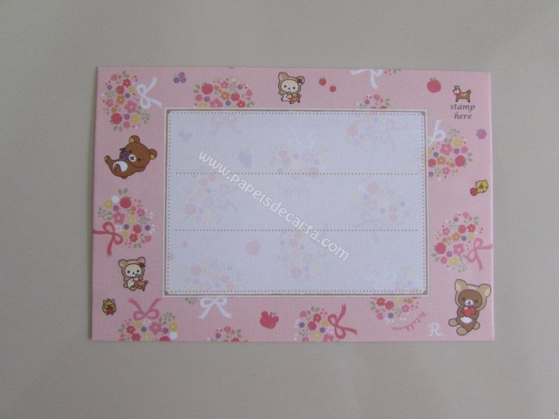 Verso do envelope