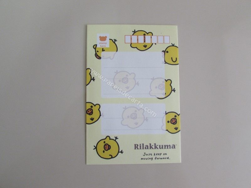 Verso do envelope