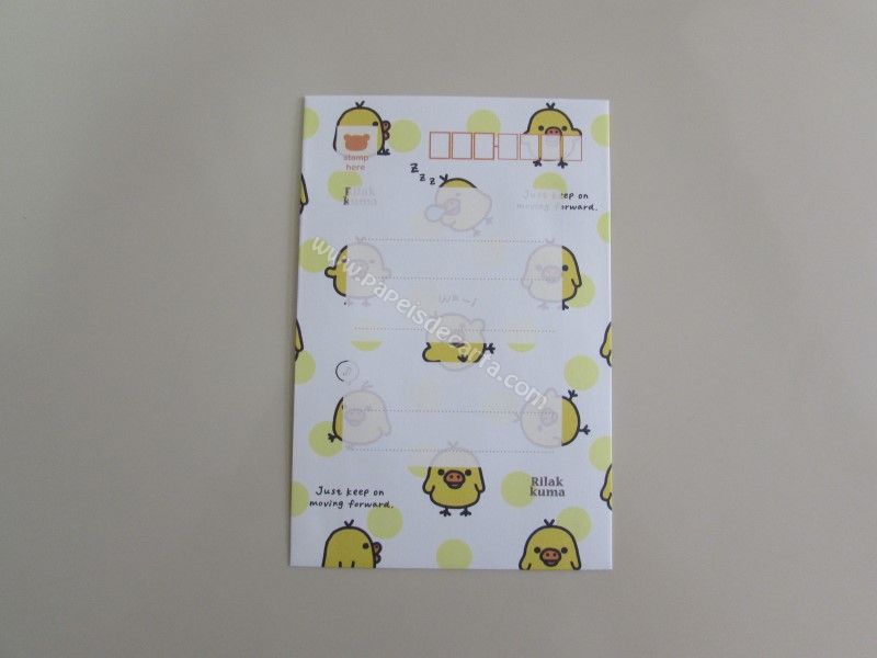 Verso do envelope