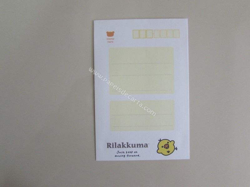Verso do envelope