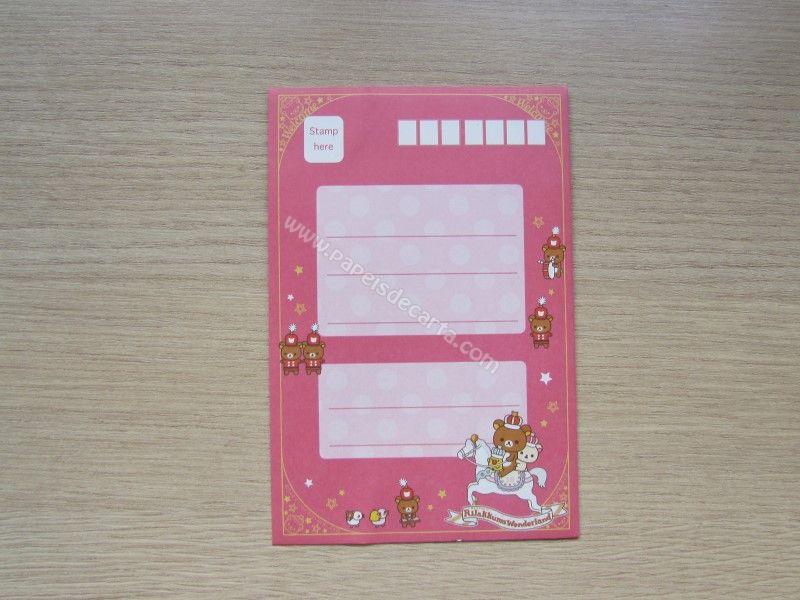 Verso do envelope
