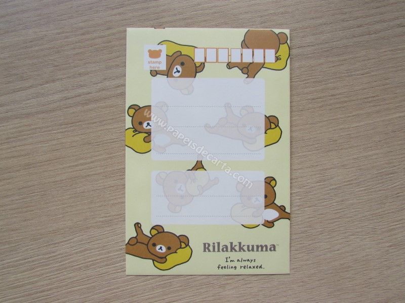 Verso do envelope