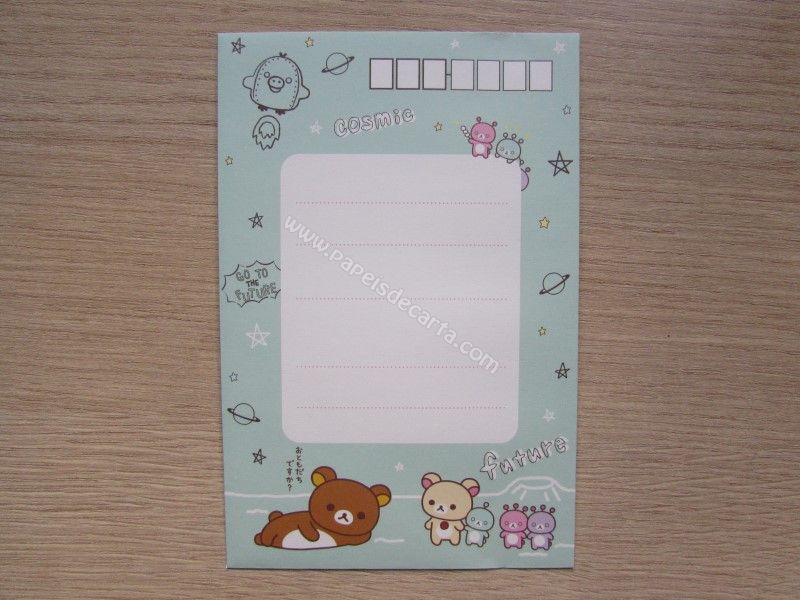 Verso do envelope