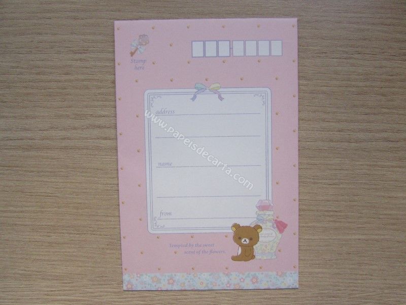 Verso do envelope