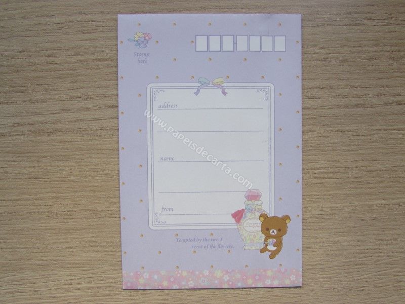 Verso do envelope
