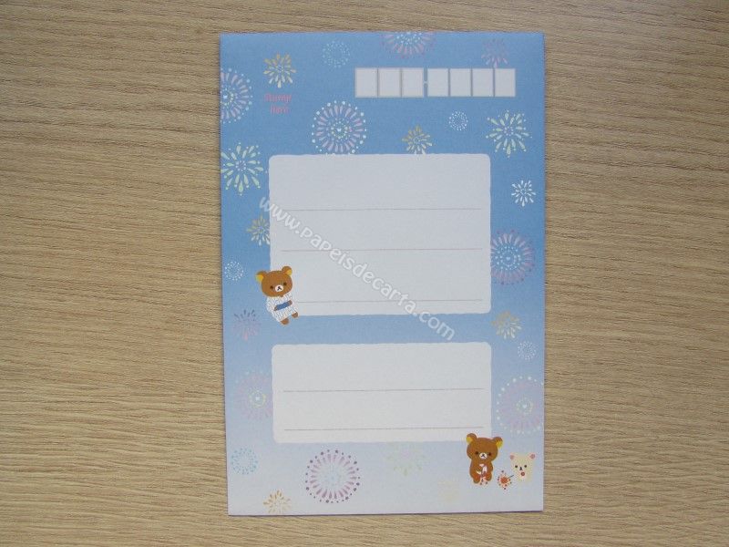 Verso do envelope