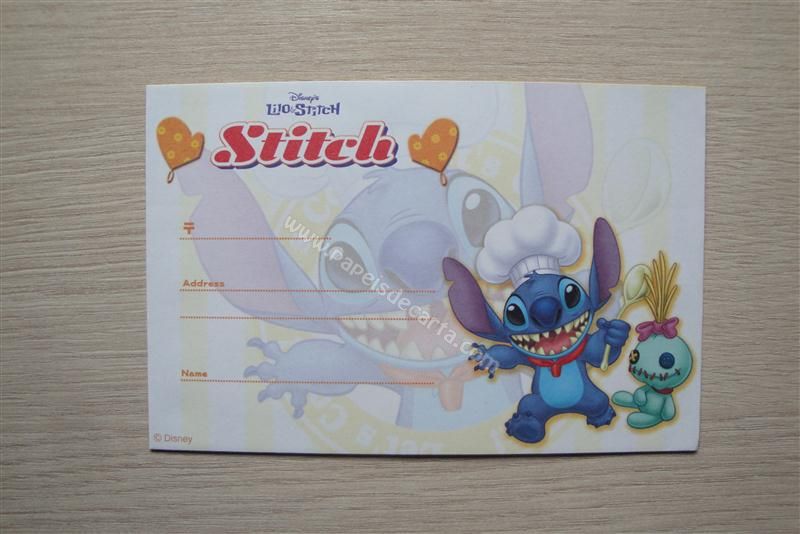 Verso do envelope
