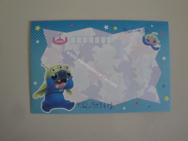Verso do envelope