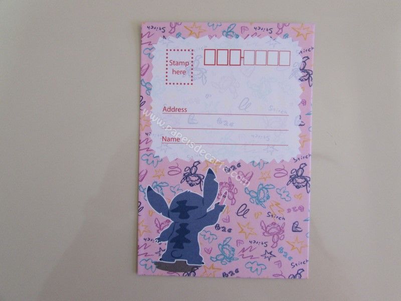 Verso do envelope