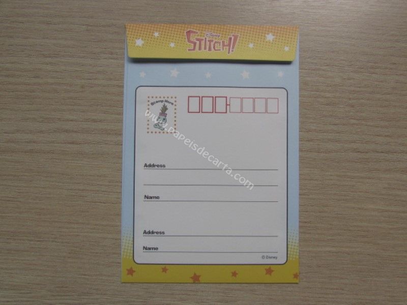 Frente do envelope