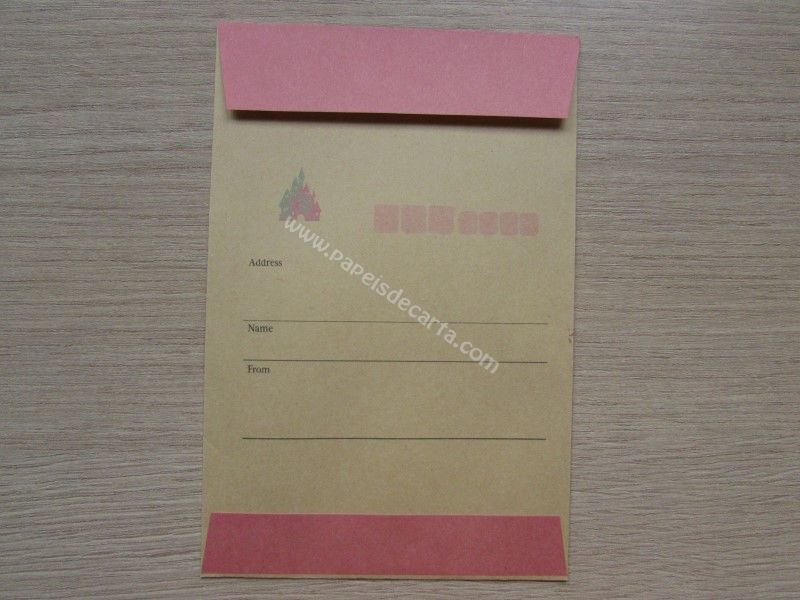 Frente do envelope