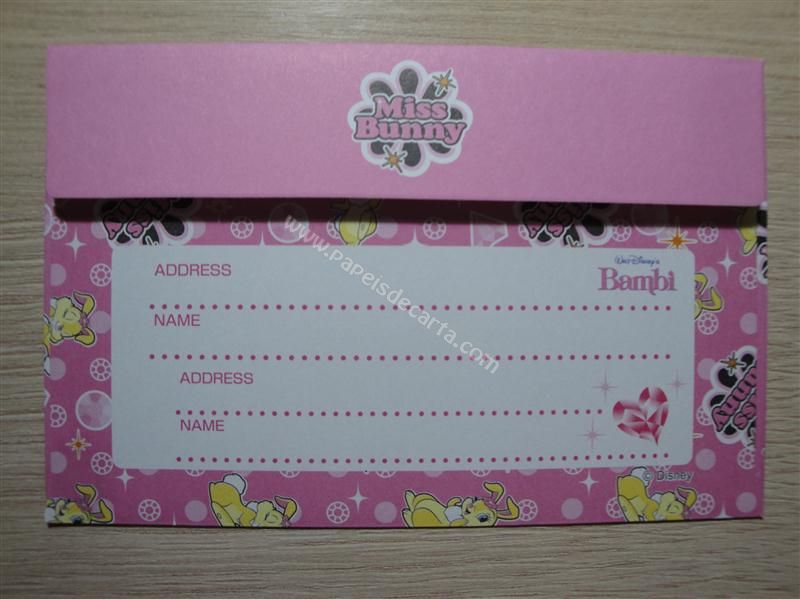 Frente do envelope