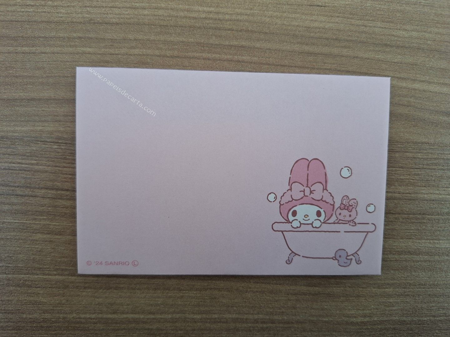 Verso do envelope