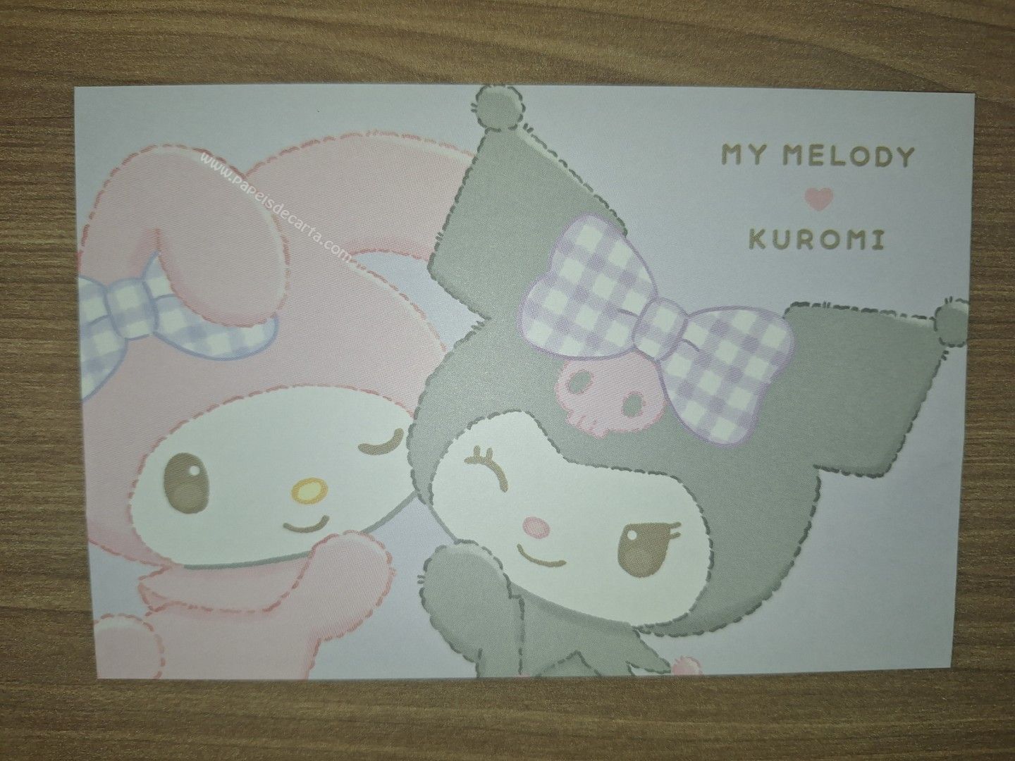 Verso do envelope